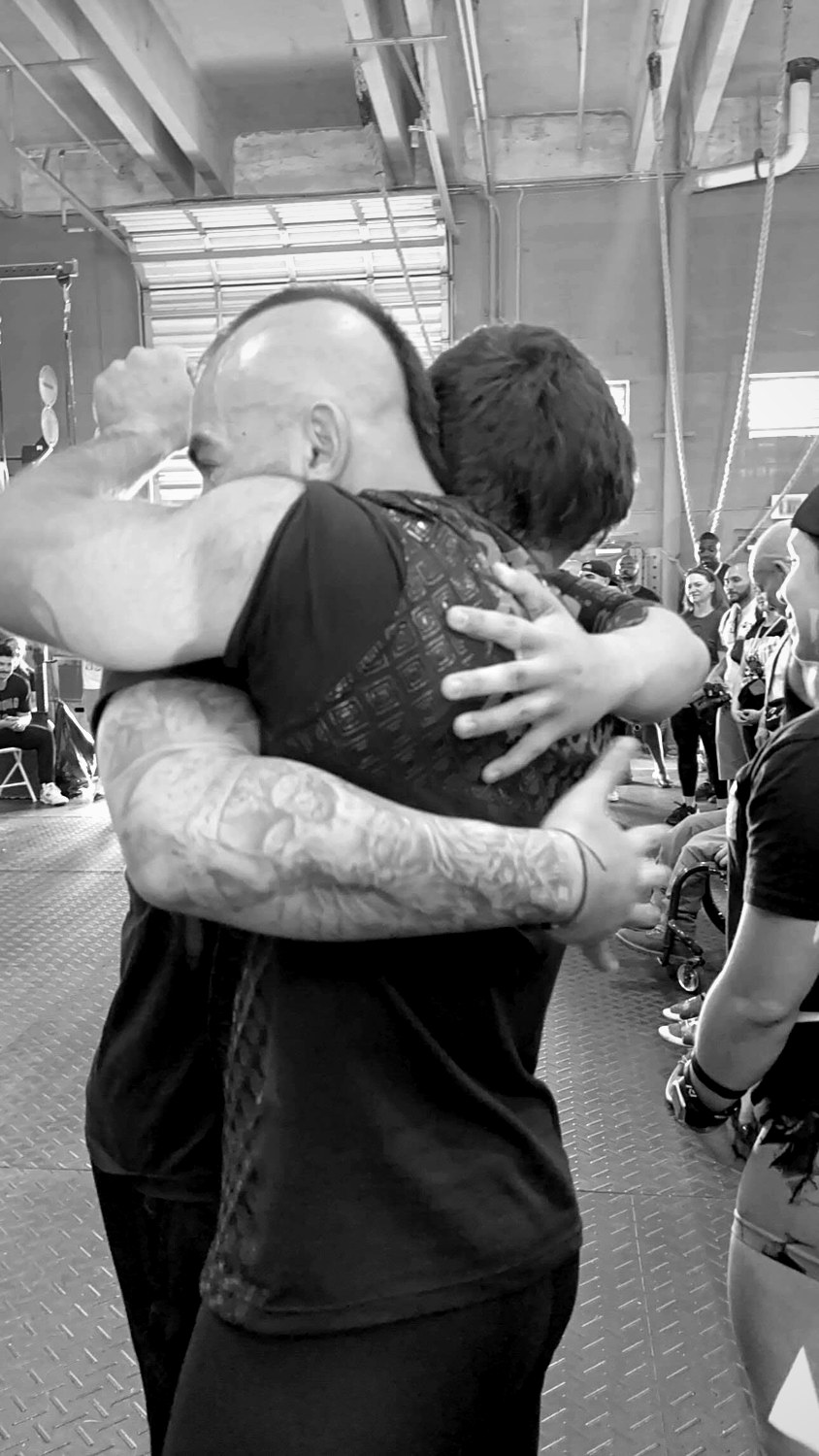 Coach and athlete